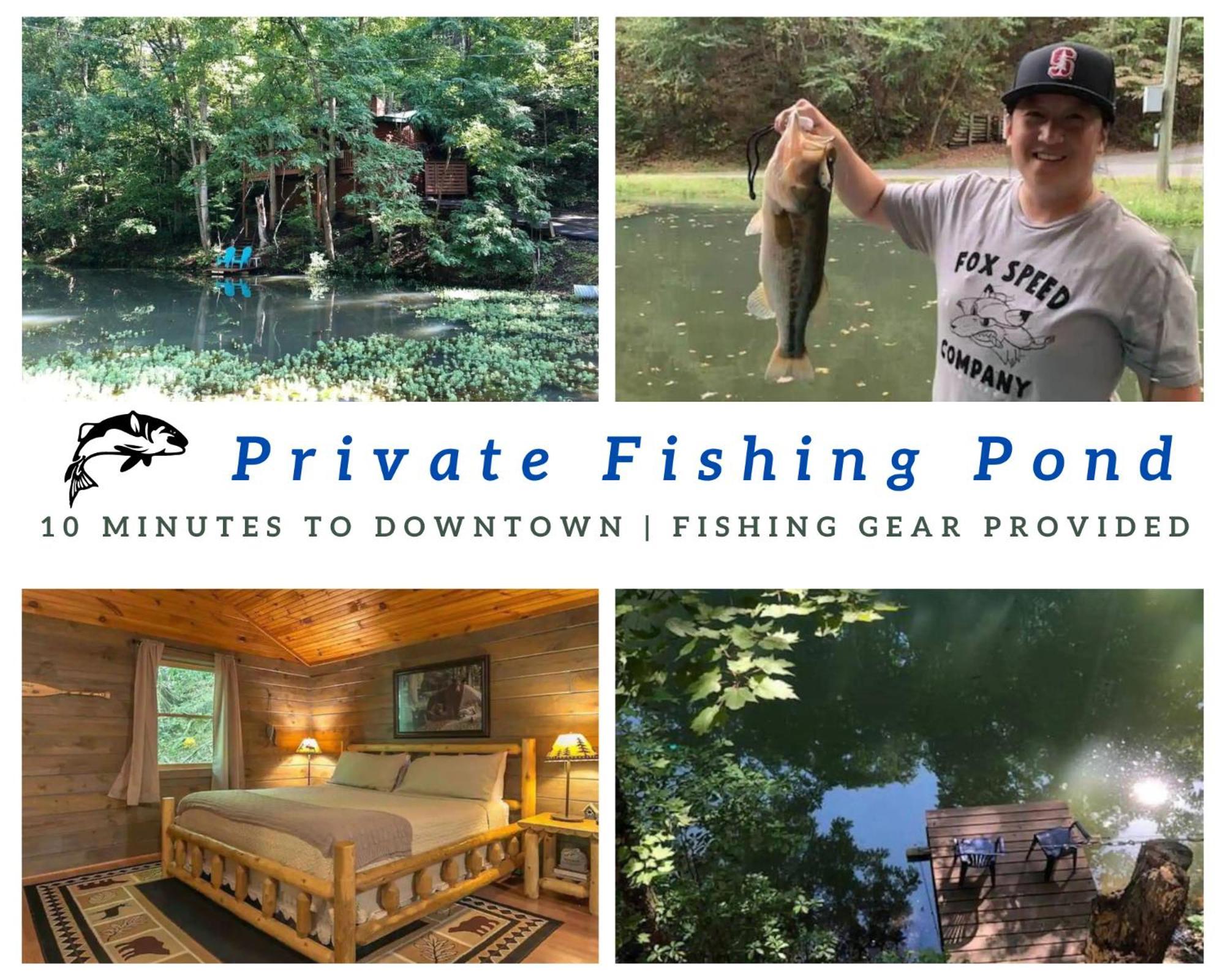 The Fishing Hole Cabin - Sage Vacations Гатлинбург Экстерьер фото